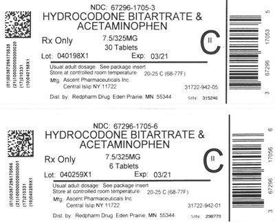 Label (Hydroapap 7.5 325 1705)